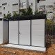 Abrigo de jardim modular isolado 3x2m perfil preto - pavimento incluído - Everbox