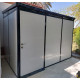 Abrigo de jardim modular isolado 3x2m perfil preto - pavimento incluído - Everbox