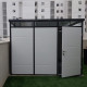 Abrigo de jardim modular isolado 3x2m perfil preto - pavimento incluído - Everbox