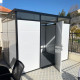 Abrigo de jardim modular isolado 3x2m perfil preto - pavimento incluído - Everbox