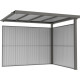 Paredes adicionais em aço galvanizado de 0,4 mm para o abrigo Kosto P.275cm - X-METAL