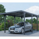 Carport telhado plano em aço galvanizado 284x546cm - X-METAL
