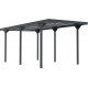 Carport telhado plano em aço galvanizado 284x546cm - X-METAL