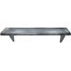 Prateleira em aço galvanizado 80x20cm com suportes perfurados - X-METAL