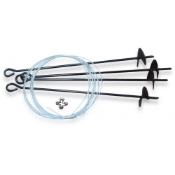 kit de ancoragem em espiral para solos moles - X-Métal