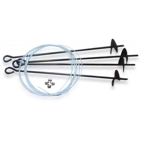 kit de ancoragem em espiral para solos moles - X-Métal