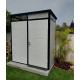 Abrigo de jardim modular isolado 2x1m perfis pretos - pavimento incluído - Everbox
