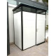 Abrigo de jardim modular isolado 2x1m perfis pretos - pavimento incluído - Everbox