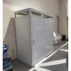 Abrigo de jardim modular isolado 2x1m branco - pavimento incluído - Everbox