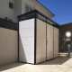 Abrigo de jardim modular isolado 3x1m perfil preto - pavimento incluído - Everbox