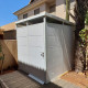 Abrigo de jardim modular isolado 2x2m branco - pavimento incluído - Everbox