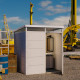 Abrigo de jardim modular isolado 2x2m branco - pavimento incluído - Everbox
