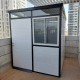 Abrigo de jardim modular isolado 2x2m perfil preto - pavimento incluído - Everbox