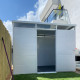 Abrigo de jardim modular isolado 3x2m branco - pavimento incluído - Everbox