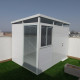 Abrigo de jardim modular isolado 3x2m branco - pavimento incluído - Everbox