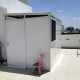 Abrigo de jardim modular isolado 3x2m branco - pavimento incluído - Everbox
