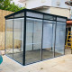 Abrigo de jardim modular isolado 3x2m perfil preto - pavimento incluído - Everbox