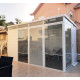 Abrigo de jardim modular isolado 4x2m branco - pavimento incluído - Everbox