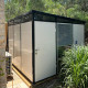 Abrigo de jardim modular isolado 3x3m perfil preto - pavimento incluído - Everbox