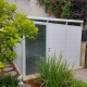 Abrigo de jardim modular isolado 3x3m branco - pavimento incluído - Everbox
