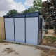 Abrigo de jardim modular isolado 4x3m perfil preto - pavimento incluído - Everbox