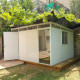 Abrigo de jardim modular isolado 4x3m branco - pavimento incluído - Everbox