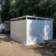Abrigo de jardim modular isolado 4x3m branco - pavimento incluído - Everbox
