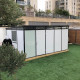 Abrigo de jardim modular isolado 5x3m perfils pretos - pavimento incluído - Everbox