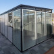 Abrigo de jardim modular isolado 5x3m perfils pretos - pavimento incluído - Everbox
