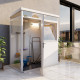 Abrigo de jardim modular isolado 2x1m branco - pavimento incluído - Everbox