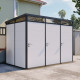 Abrigo de jardim modular isolado 3x2m perfil preto - pavimento incluído - Everbox