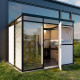Abrigo de jardim modular isolado 3x2m perfil preto - pavimento incluído - Everbox