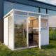 Abrigo de jardim modular isolado 3x2m branco - pavimento incluído - Everbox