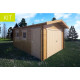 Garagem em madeira maciça 18,58m² - 45mm - Toscca