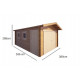 Garagem em madeira maciça 18,58m² - 45mm - Toscca