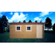 Garagem em madeira maciça 18,58m² - 45mm - Toscca