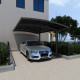 Carport 2 postes 15m² em alumínio e policarbonato transparente FALCON - X-METAL