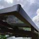 Carport 2 postes 15m² em alumínio e policarbonato transparente FALCON - X-METAL