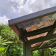Carport duplo 30m² em em alumínio e policarbonato transparente EAGLE - X-METAL