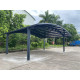 Carport duplo 30m² em em alumínio e policarbonato transparente EAGLE - X-METAL