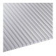 Conjunto de 3 placas de policarbonato de substituição - espessura 6mm branco comprimento 360,8cm