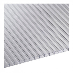 Conjunto de 3 placas de policarbonato de substituição - espessura 6mm branco comprimento 360,8cm