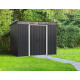 Abrigo de jardim em metal 3,25m² antracite - PentRoof - Duramax