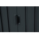 Abrigo de jardim em metal 3,25m² antracite - PentRoof - Duramax