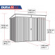 Abrigo de jardim em metal 3,25m² antracite - PentRoof - Duramax