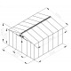 Abrigo de jardim em metal 13m² antracite + kit de fixação X-METAL
