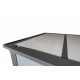 Abrigo de jardim em aço galvanizado Branco 4,3m² NH2 - Novo Habitat