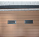 Abrigo de jardim + terraço em madeira composta de 28 mm com aspeto de madeira 15m² PREMIUM - Woodlife Garden