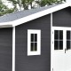 Abrigo de jardim em madeira compósita 28mm antracite 14,75m² PREMIUM - Woodlife Garden