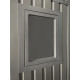 Abrigo de jardim em aço galvanizado Kosto cinzento escuro 6,76m² + kit de ancoragem - X-Métal